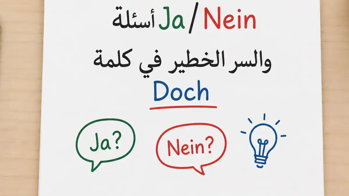 أسئلة نعم أو لا وكلمة Doch